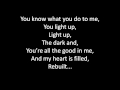 Sia-Be good to me (Lyrics)