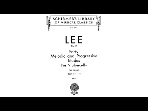 Lee 40 Etudes No. 10 for Cello l James Yoo
