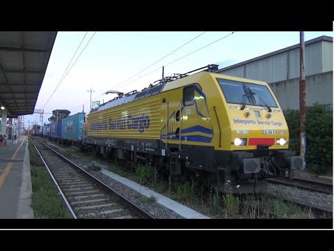 E189.110 nella nuova livrea GIALLA/BLU di INTERPORTO SERVIZI CARGO, in partenza da Pomezia!