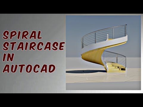3D Spiral staircase in AutoCad