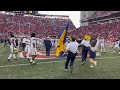 Michigan Players Plant Flag On Ohio State S Logo