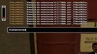 [FS] Sistema de votaciones v1.2 FINAL! por _PitbullKiller_ (SAMP)