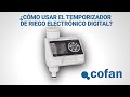 Temporizador de riego digital | Ajuste electrónico | Apto para jardín | 4 funciones