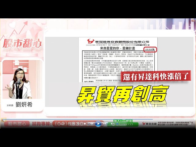 1105 - 來自星星的你－昇貿創高