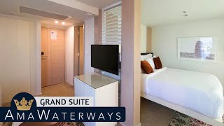 AMA Dahlia | Grand Suite Tour & Review 4K | AMA Waterways | 2024 | 4K