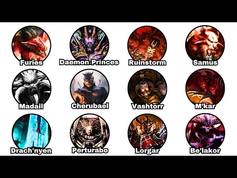 Every Chaos Undivided Daemon Explained In 10 Minutes