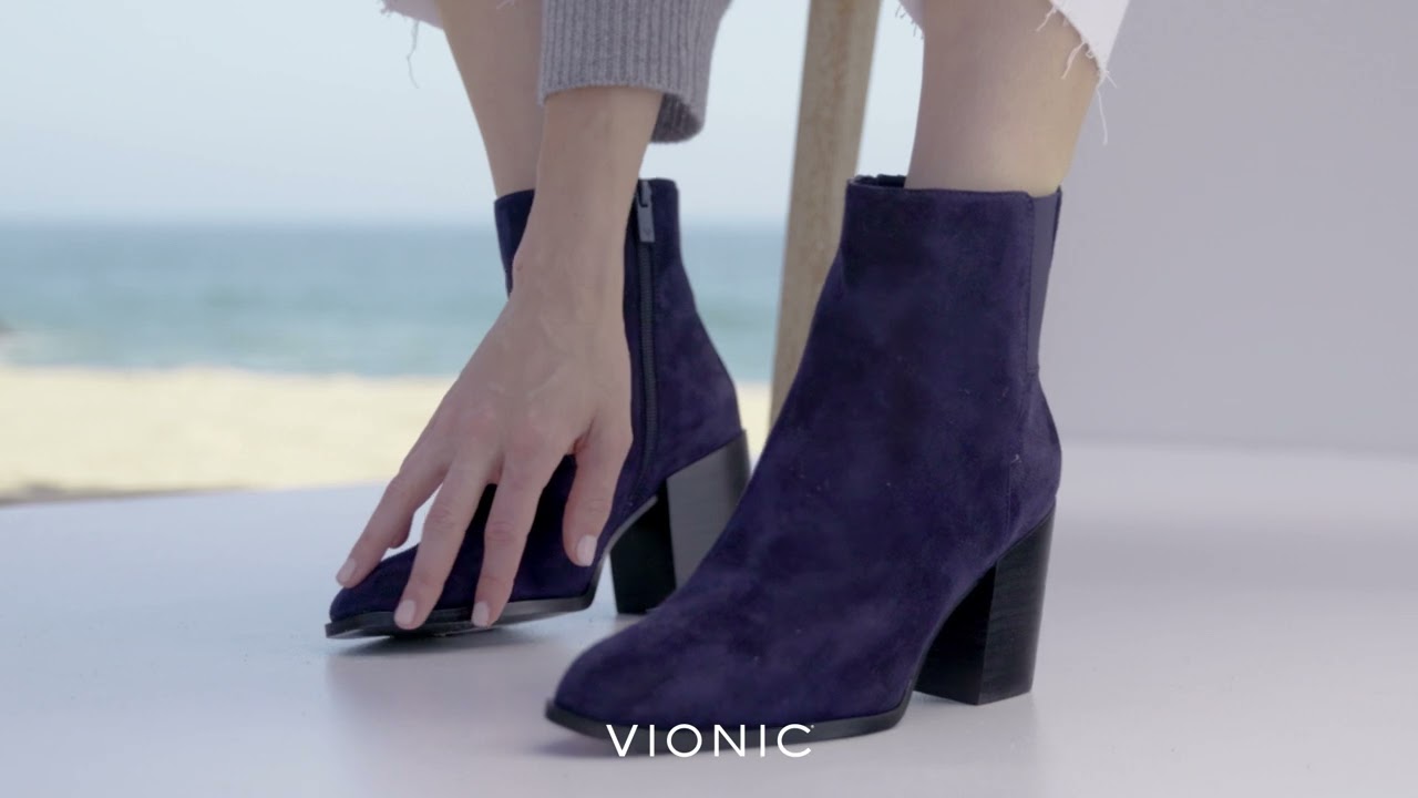 Watch Vionic Vynn Women's Supportive Orthotic Ankle Boot with Arch Support video