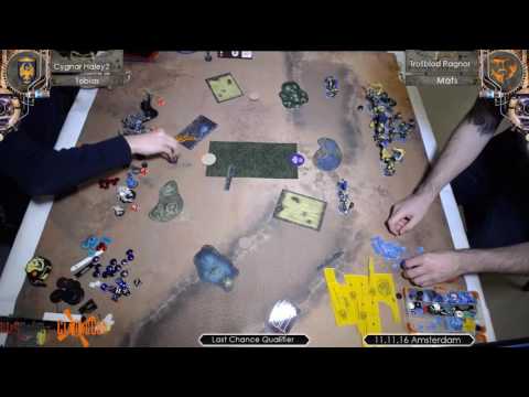 LCQ ClogCon 2016  - Game 3 - Cygnar Haley2 vs Trollblods Ragnor - English