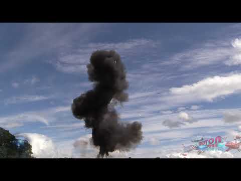 RC Plane Fire and Explosions Weston Park 2019