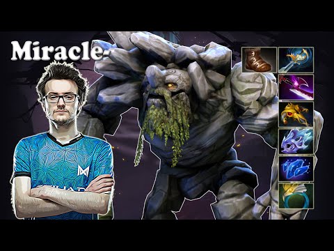 Miracle - Tiny Safelane | Dota 2 7.31c Gameplay