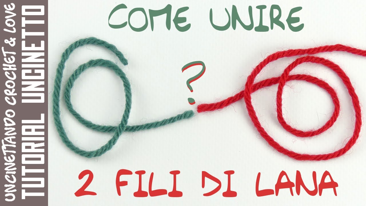 Come Unire 2 fili - I 2 metodi che preferisco (sub. english y español)