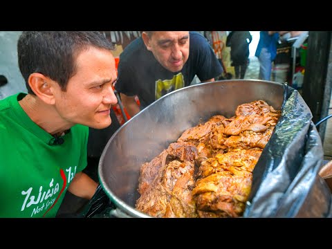GOLDEN MEAT JACUZZI 🌮 Carnitas Tacos + Loaded Quesadillas!! Best Street Food in Los Angeles!!