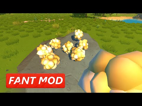 Scrap Mechanic Survival | Fant Mod Update 5.35 - New Popcorn and Constructionlamp Hammer