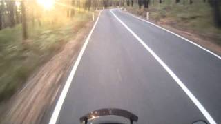 preview picture of video 'Halls Gap to Zumsteins using Helmet Cam No Traffic'