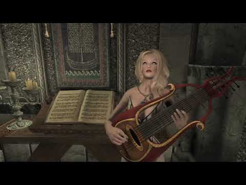 Skyrim SE Mods XB1 - Bards Reborn: Student Of Song - Lute Playing
