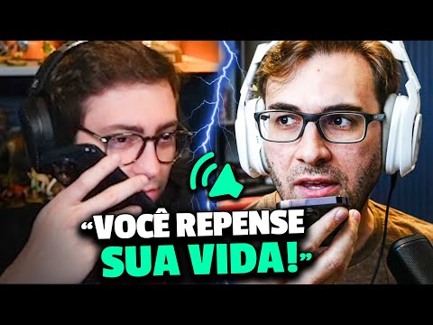 BRKsEDU e ALANZOKA trocam áudios AMEAÇADORES em LIVE!