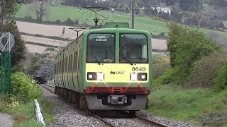preview picture of video 'IE 8520 Class Dart Train number 8640 - Greystones, Wicklow'