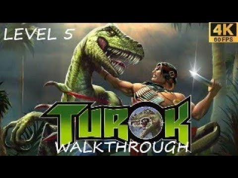 TUROK: DINOSAUR HUNTER REMASTERED LEVEL 5: THE CATACOMB WALKTHROUGH 4K PS5