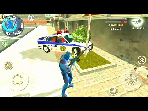 Rope Hero Vice Town Revolution (Naxeex) Crime Simulator Android Gameplay #39