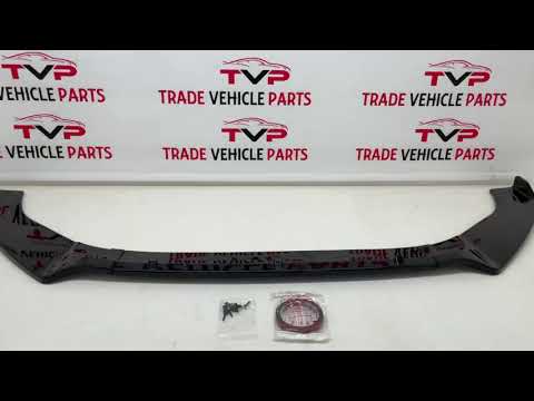 Fits VW Golf MK7 MK7.5 R GTD GTI TSI TDI 2013-2020 Front Lip Splitter Spoiler Gloss Black video