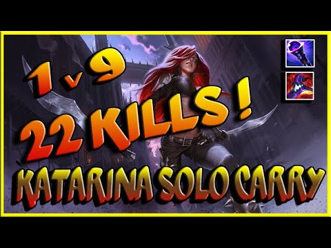 HOW TO PLAY KATARINA vs MALZAHAR (MID) SEASON 12 | 1v9 GAMEPLAY | BUILD & RUNES | League of Legends