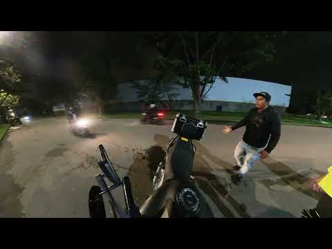 Some Wheelies in Bogota, Colombia - Yamaha XT660, Benelli 150, Honda XRE300
