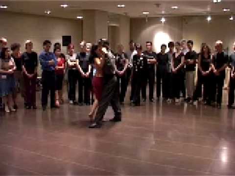  Javier Rodriguez  and  Geraldine Rojas  are  dancing  to  the  vals  "  Angelica  "