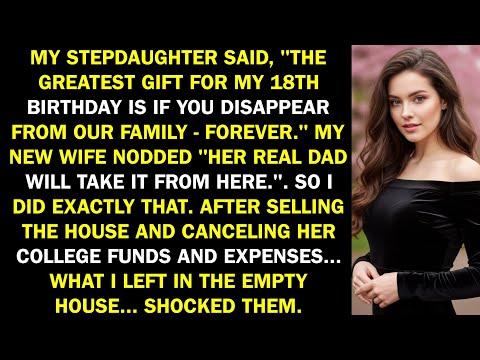 My Stepdaughter Said "Disappear Forever" So I Sold the House