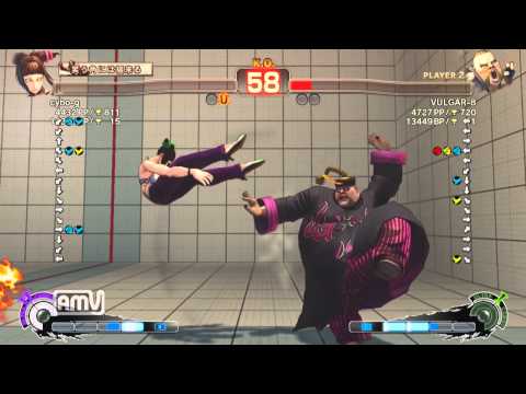 cybo-g [Juri] vs VULGAR-8 [Rufus] SSF4 AE ver.2012 Japanese Online Ranked Matches