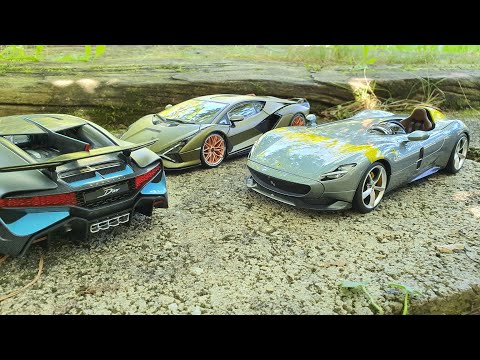 FERRARI MONZA SP1 vs. LAMBORGHINI SIAN vs. BUGATTI DIVO -1/18 Full Comparison THE BEST BBURAGO EVER