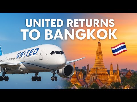 United Airlines FIRST FLIGHT to Bangkok in 11 Years 🇹🇭
