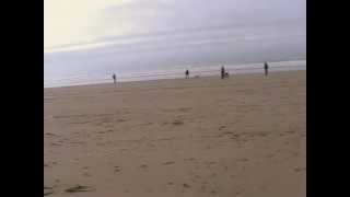 preview picture of video 'Walking from Sandymouth to Bude on the beach'