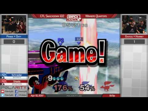 CFL Smackdown 122 Melee - Pengie + Oaty vs Gahtzu + Harriet - Doubles Winners Quarters