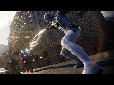 The Anti-Venom Suit | Marvel's Spiderman 2 Free Roam & Combat Gameplay