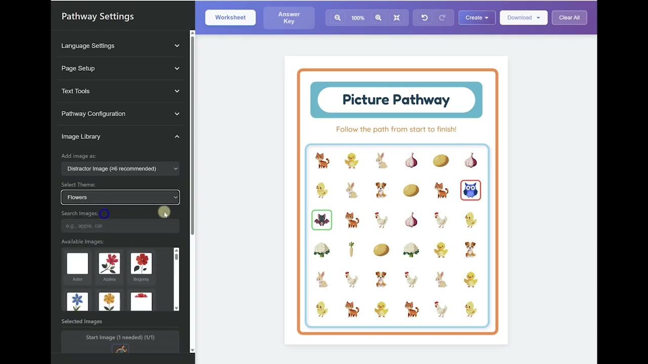 How to Create Maze Worksheets with Three Game Modes, LPF Algorithm, and Auto Answer Keys — Step-by-Step Tutorial