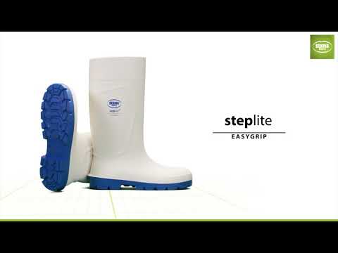 Steplite EasyGrip, steel toe cap (S4), white