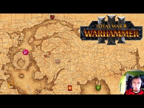 IMMORTAL EMPIRES - Empire and Chaos starting positions!! - Total War: Warhammer 3