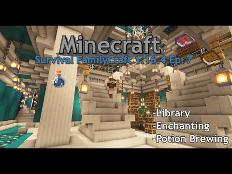 murd0ck42 - Minecraft Java 1.16.5 Ep7 - Tileable Potion Brewing and Enchanting Library