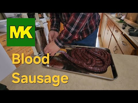 Homemade Morcella, Black Pudding, Morcilla. Lots of names for this stuff!