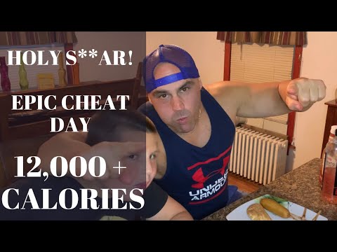 EPIC 12,000 + CALORIE CHEAT DAY🔥#food #subscribe #life #fitness #bodybuilding #eating #life #beast