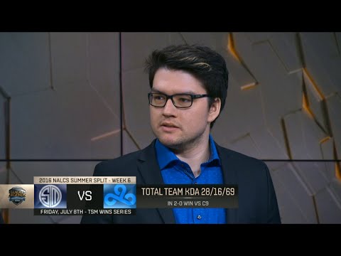 Welcome to Week 6 Day 2 of S6 NA LCS Summer 2016! Dyrus joins the analyst desk for today!
