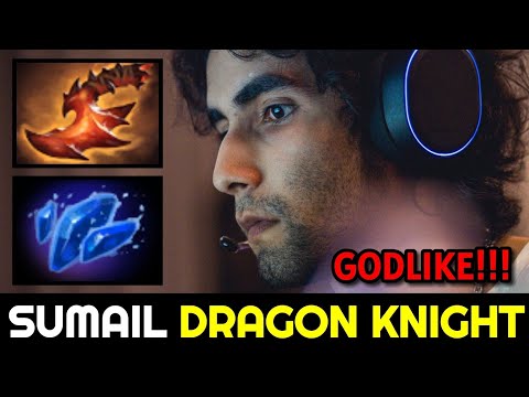 SUMAIL MID Dragon Knight Godlike with Overwhelming Blink Build Dota 2
