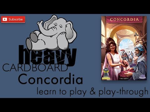 Concordia 4p Play-through, Teaching, & Roundtable discussion by Heavy Cardboard