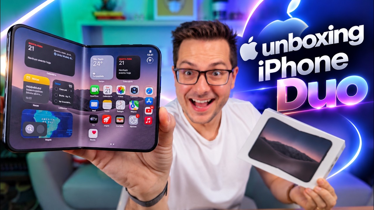 iPhone Duo veio para MUDAR TUDO! Unboxing e impressões!