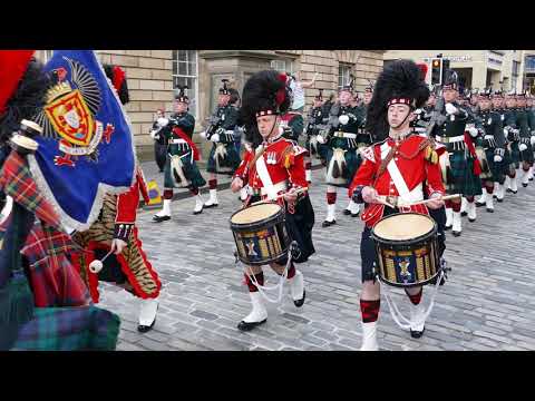 The Black Watch Parade The Royal Mile [4K/UHD]