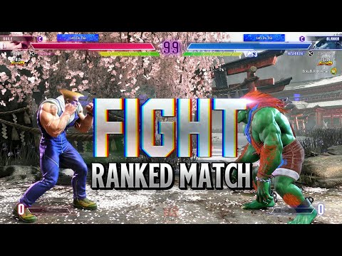 SF6 🔥 Nathan (Guile) VS Nishikin (Blanka) 🔥 Ranked Match 🔥 High level gameplay