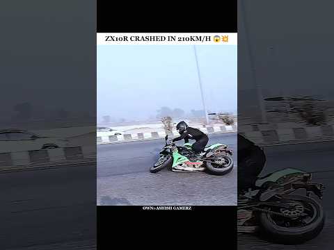 Zx10R Crash In Highway On 210Km/h #bikeride #zx10r #crash #motovlog