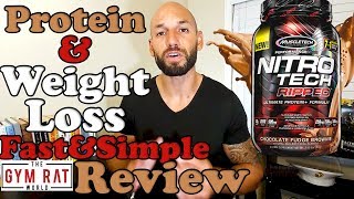 Nitro Tech Ripped Protein Powder | MuscleTech |  Supplement Review
