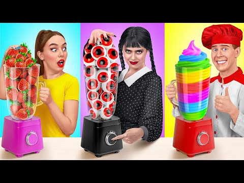 Wednesday vs Grandma Cooking Challenge | Easy Secret Hacks and Gadgets by Multi DO Challenge