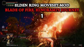 Elden Ring Moveset Mod Katana of Fire Hinokami Boss Fights 01